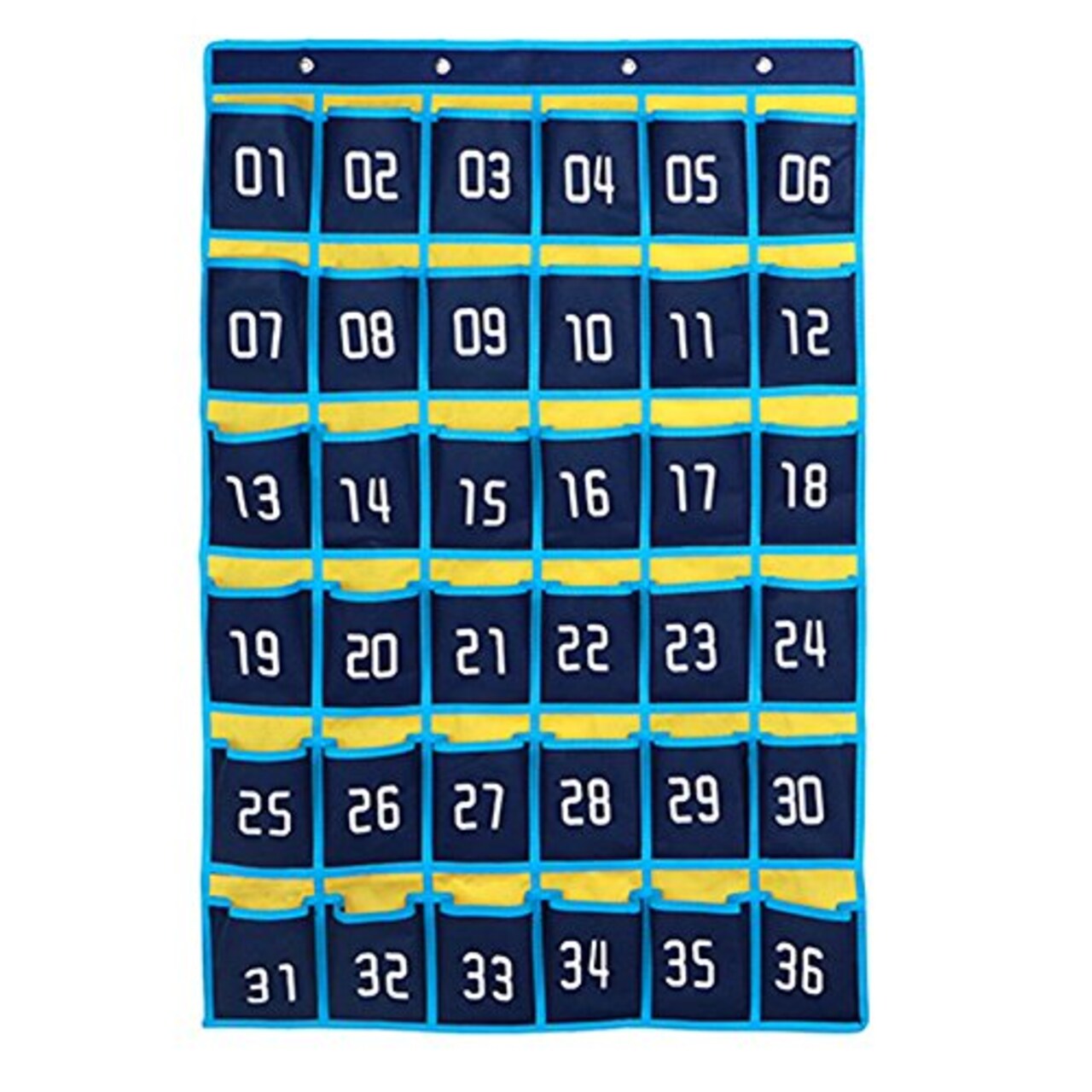 Loghot Numbered Classroom Sundries Closet Pocket Chart for Cell